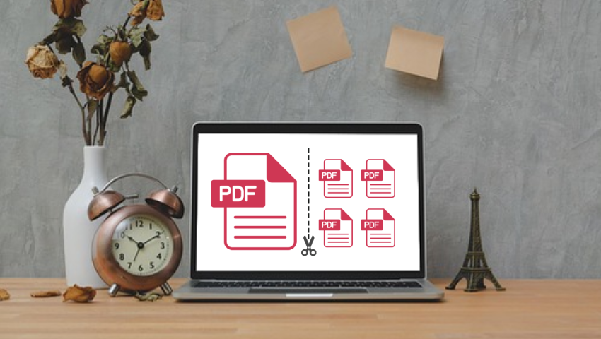 تقسيم ملفات PDF